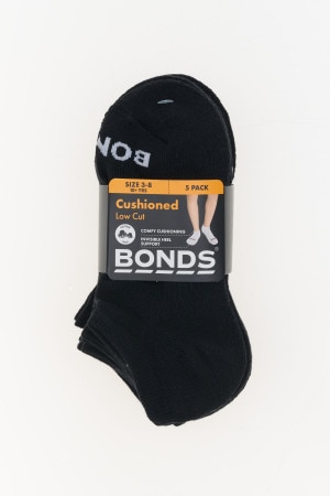 Kids Value Cushioned Low Cut Socks 5 Pack