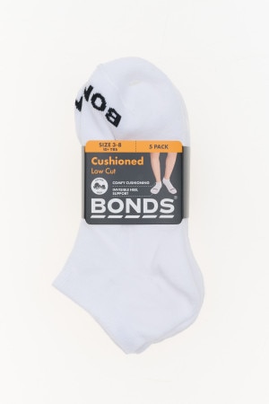 Kids Value Cushioned Low Cut Socks 5 Pack