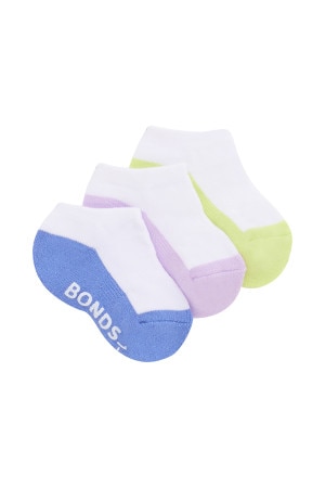 Baby Logo Cushioned Low Cut Socks 3 Pack