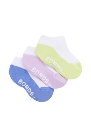 Baby Logo Cushioned Low Cut Socks 3 Pack