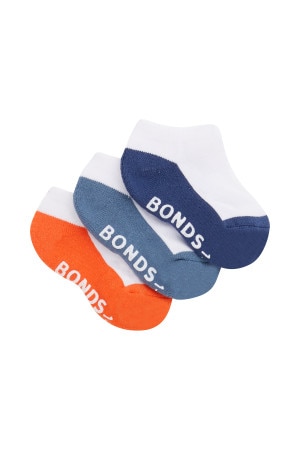 Baby Logo Cushioned Low Cut Socks 3 Pack