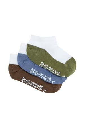 Baby Logo Lightweight Low Cut Socks 3 Pack