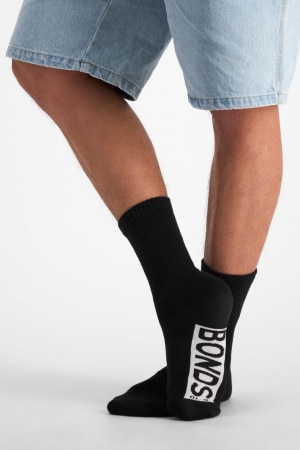 Mens Logo Cushioned Crew 3 Pack