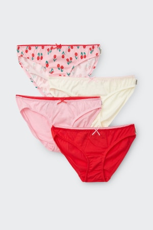 Girls Picot Lace Bikini 4 Pack