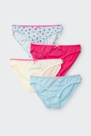 Girls Picot Lace Bikini 4 Pack