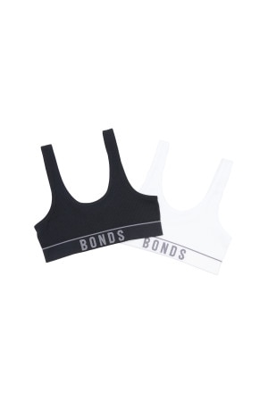 Girls Retro Rib™ Tank Crop 2 Pack