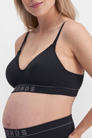Retro Rib Maternity Wirefree Bra