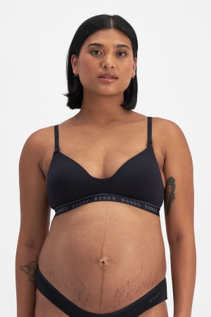 Bonds Maternity Wirefree Contour Bra Black