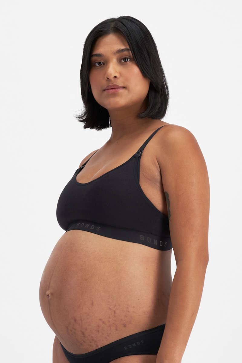 Bonds Women's Maternity Contour Bra - Black - Size 12B