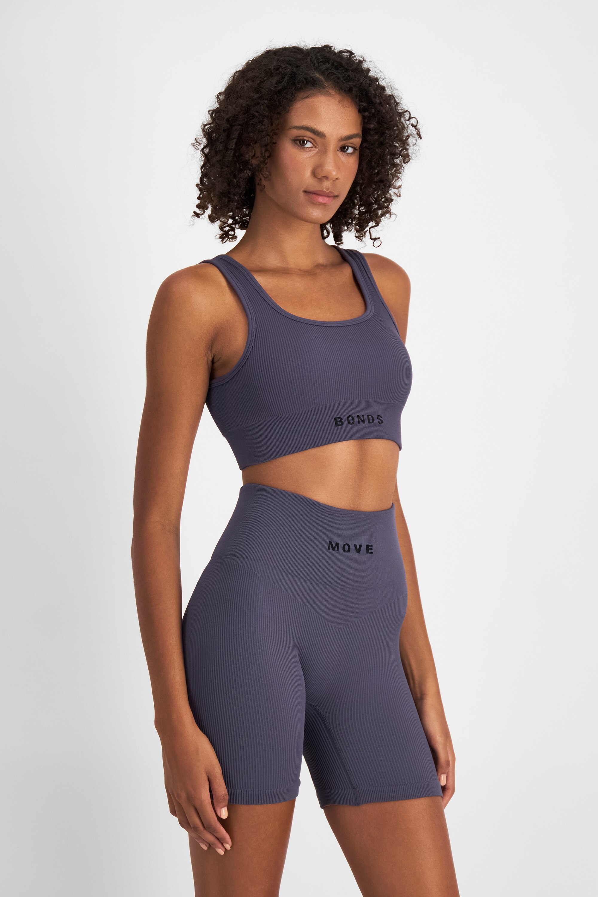 Bonds Move Rib Seamless Midi Short | Womens Shorts | CQUWI