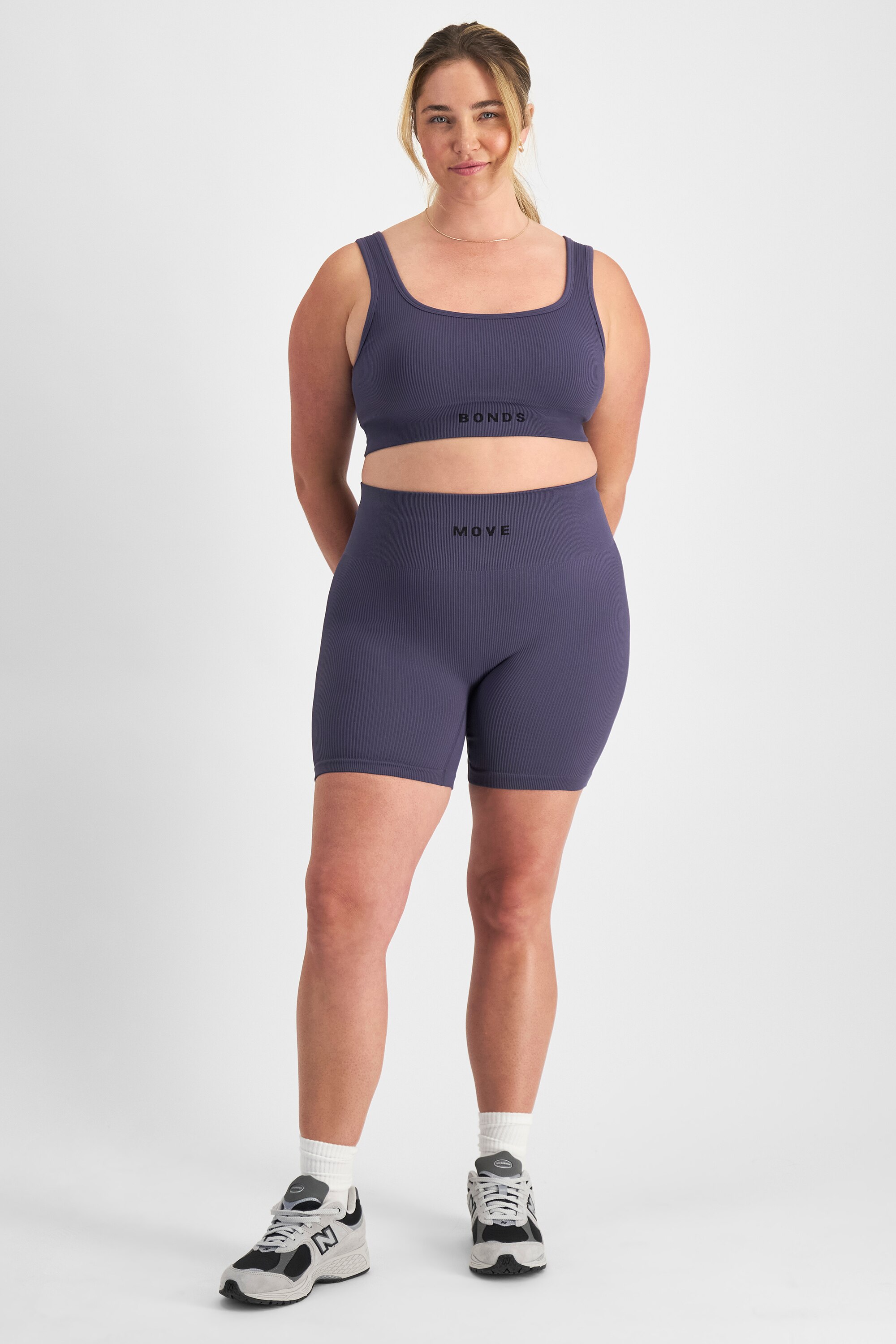 Bonds Move Rib Seamless Midi Short | Womens Shorts | CQUWI
