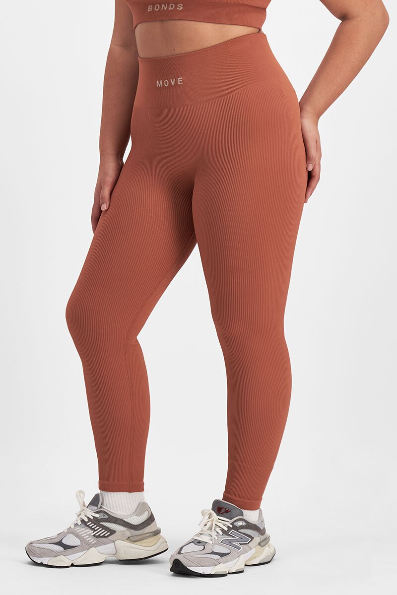 Bonds Move Rib Seamless Crop | Womens T-Shirt | CQXTI