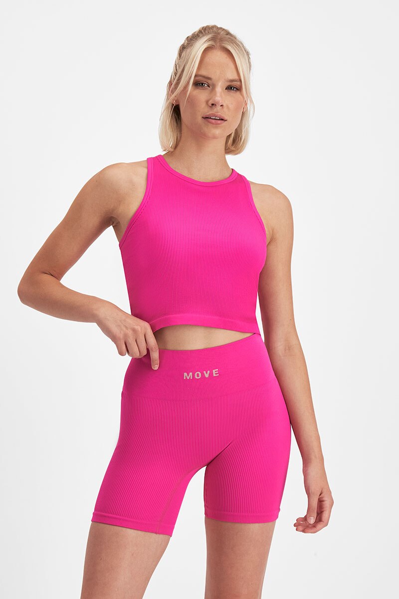 Bonds Move Rib Seamless Midi Short | Womens Shorts | CQUWI