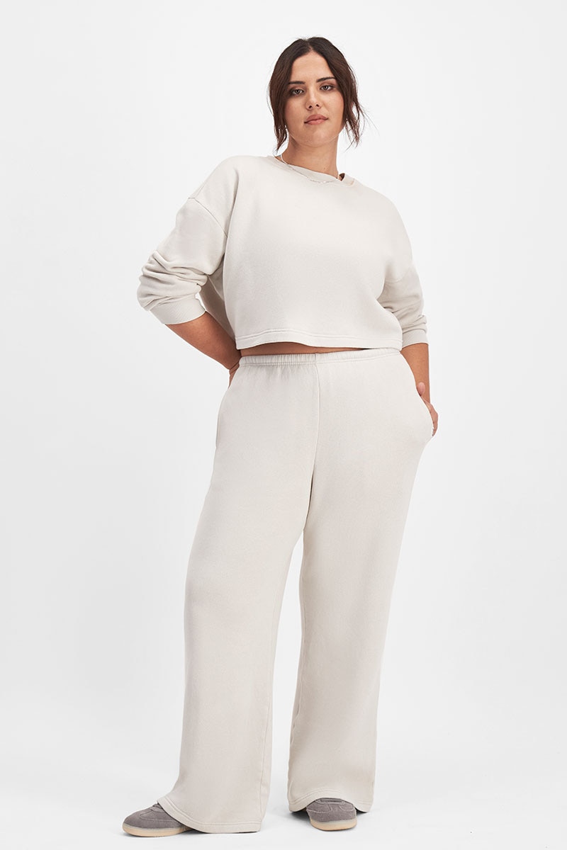 Bonds Sweats Fleece Wide Leg Trackie Womens Pants CQTTI