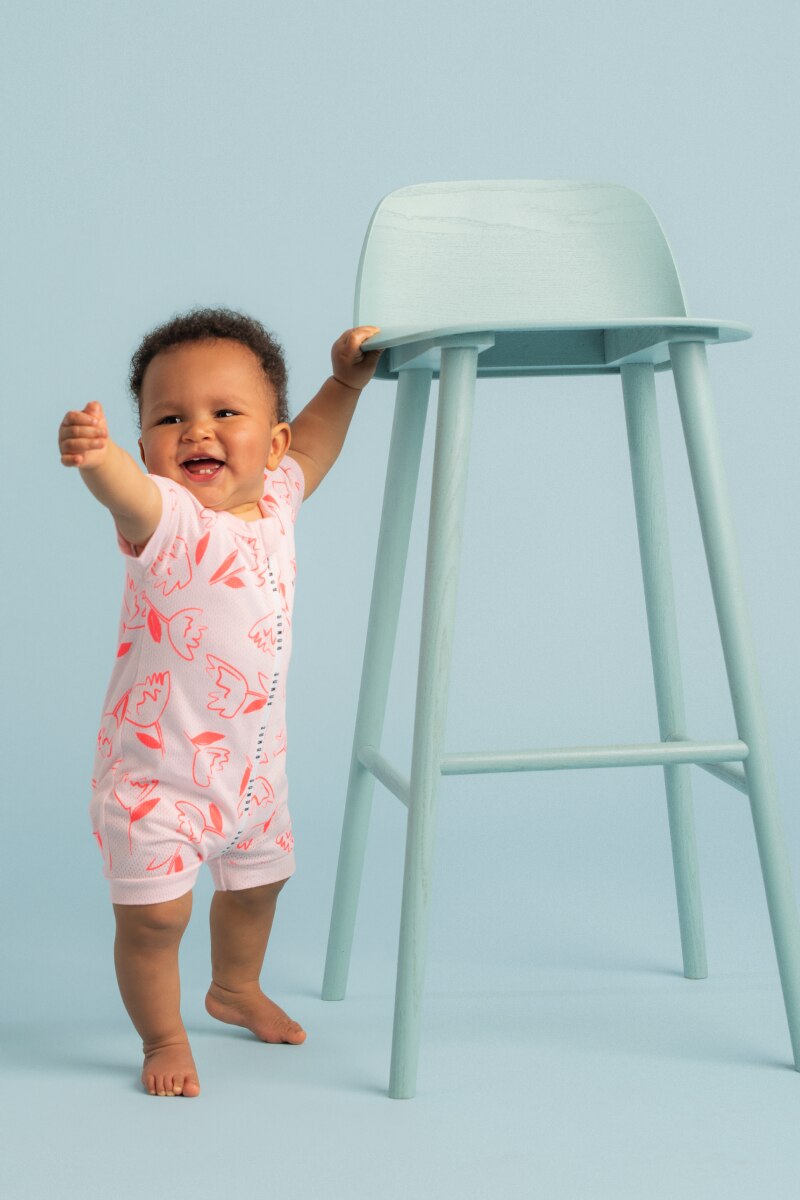 Bonds Wondercool Eyelet Zip Romper | Baby Baby Coverall | BWYYA