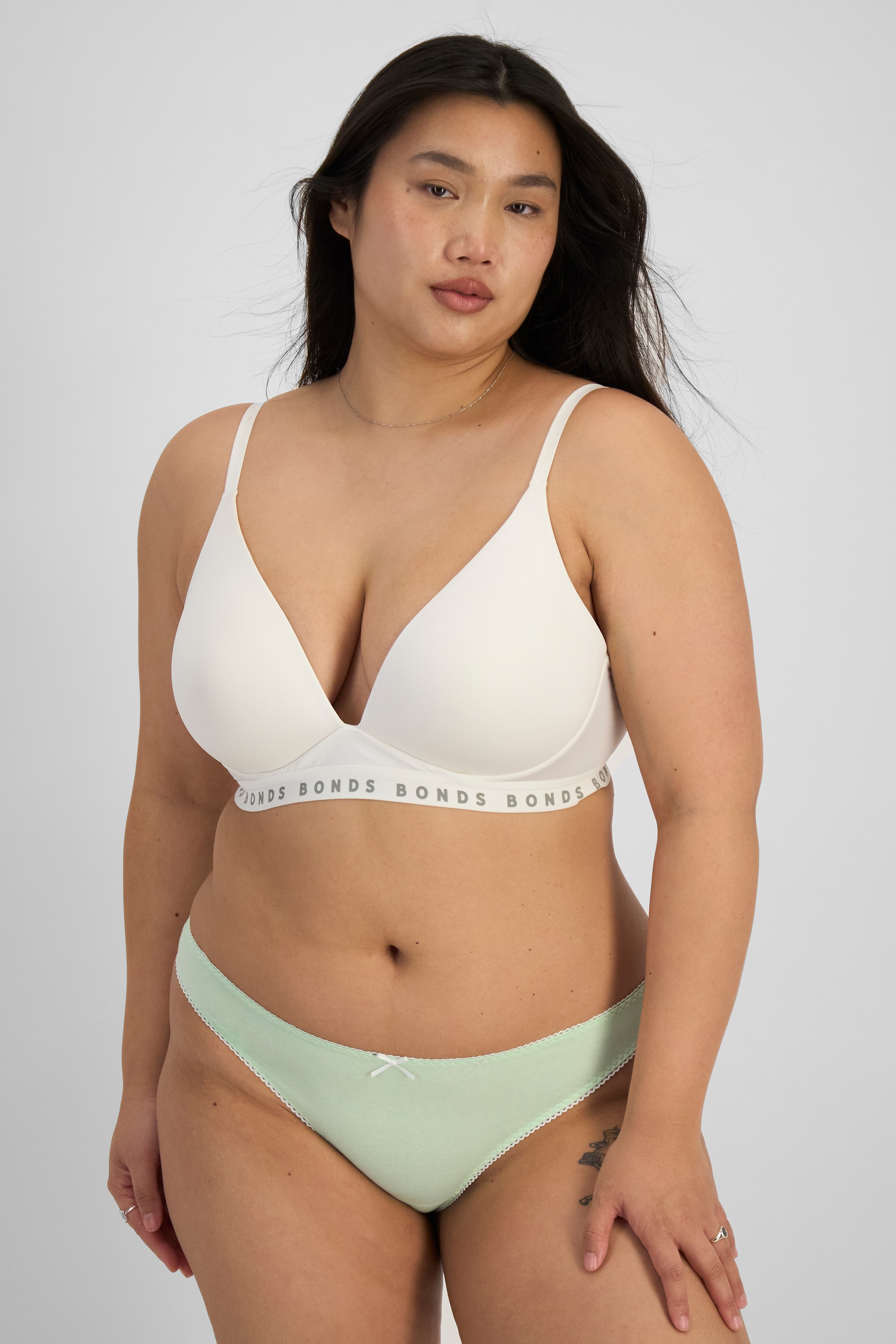 Bonds Women's Match Cotton Its Gee in Fern Lane Size: 14