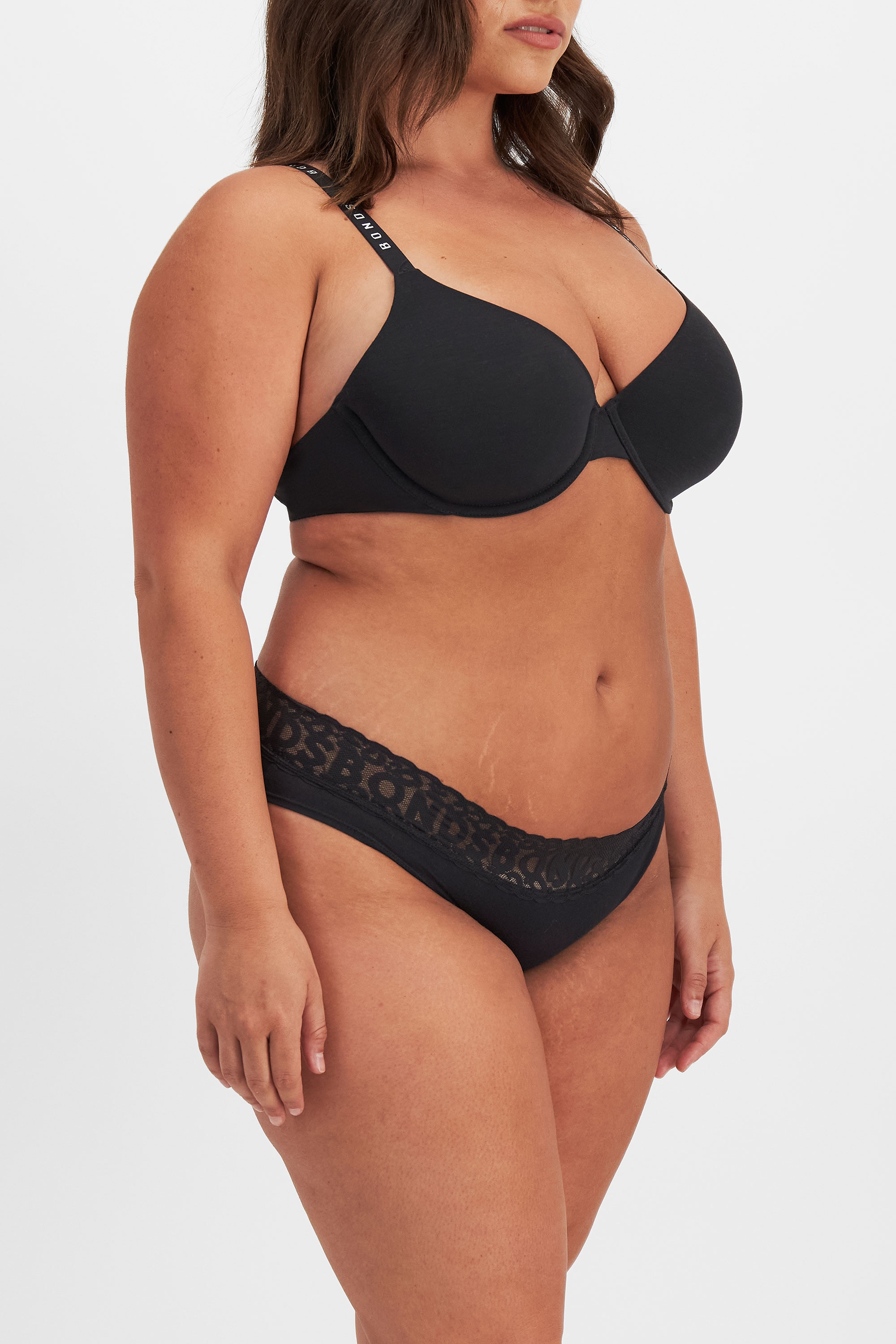 Bonds Women's Match Cotton Its Skimpy in Black Size: 10