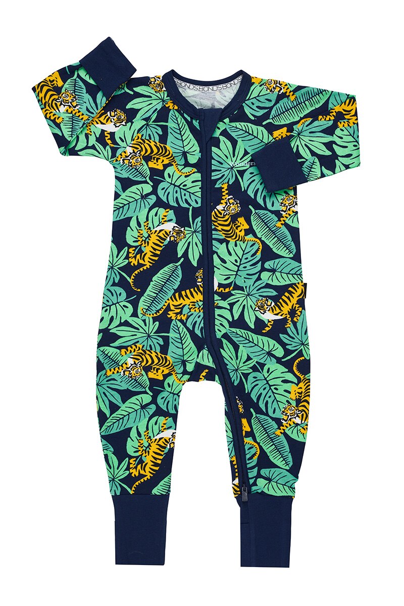 Bonds Zip Wondersuit Zippy Purple Tigers Sz Bnip Acc497 Australia
