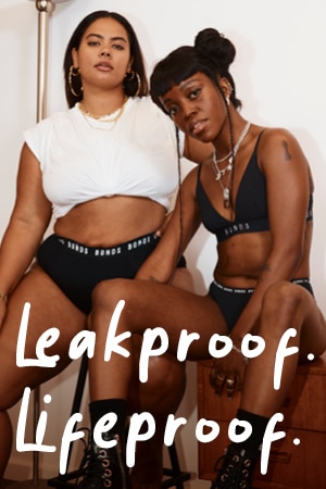Leakproof lifeproof period undies