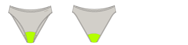 Damn Dry Undies Bikini Illustration