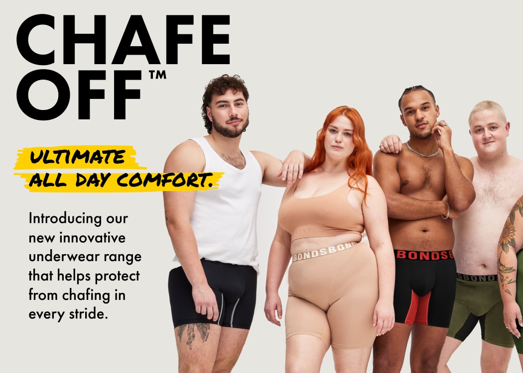 Chafe Off™, Prevents Chafing