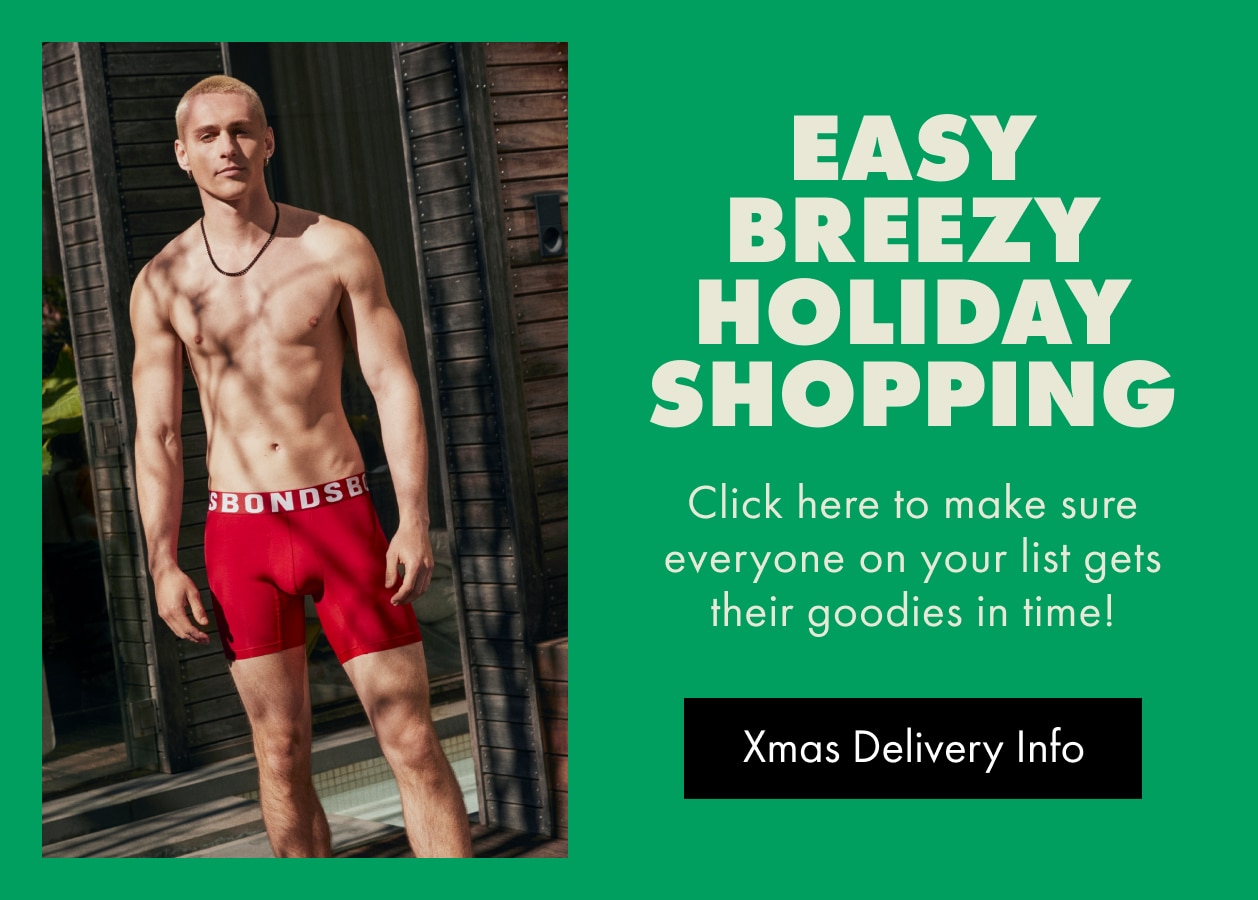 Easy Breezy Holiday Shopping. Click here to make sure everyone on your list gets their goodies in time! Xmas Delivery Info.