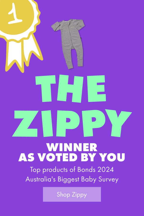 The zippy. Winner as voted by you. Top products of bonds 2024 Australias biggest baby survey. Shop Zippy.