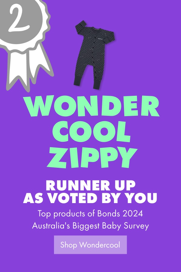 Wondercool zippy. Runner up as voted by you. Top products of bonds 2024 Australias biggest baby survey. Shop Wondercool.