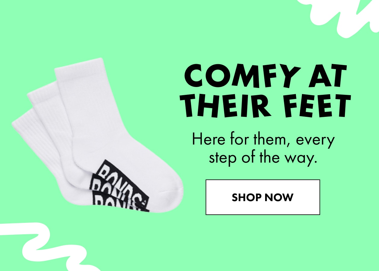 Our sole purpose. To show them comfy from an early age. Shop Kids Socks Now.