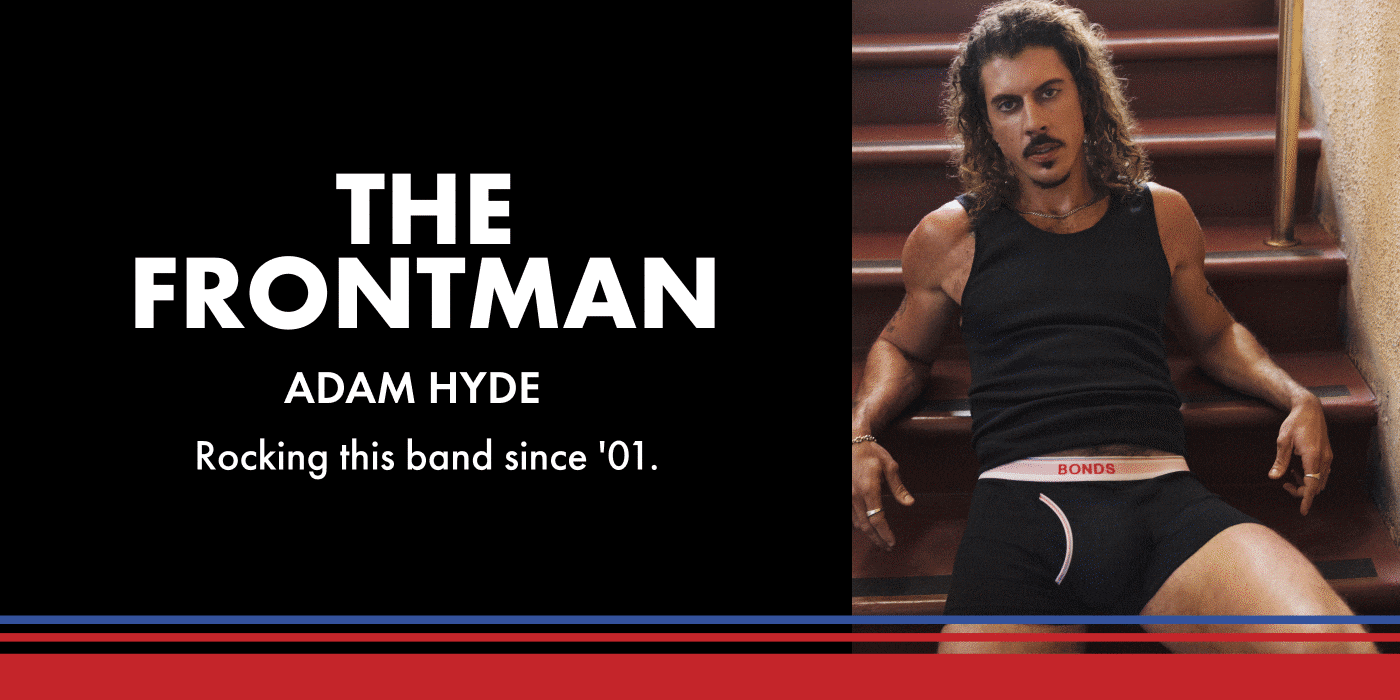 THE FRONTMAN AMAM HYDE. Rocking this band since 01.