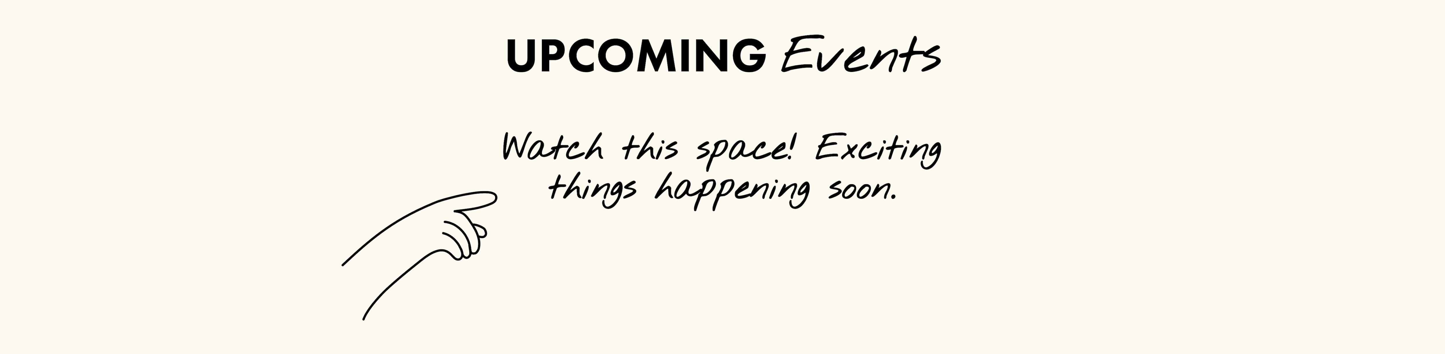 Watch this space! Exciting things happening soon.