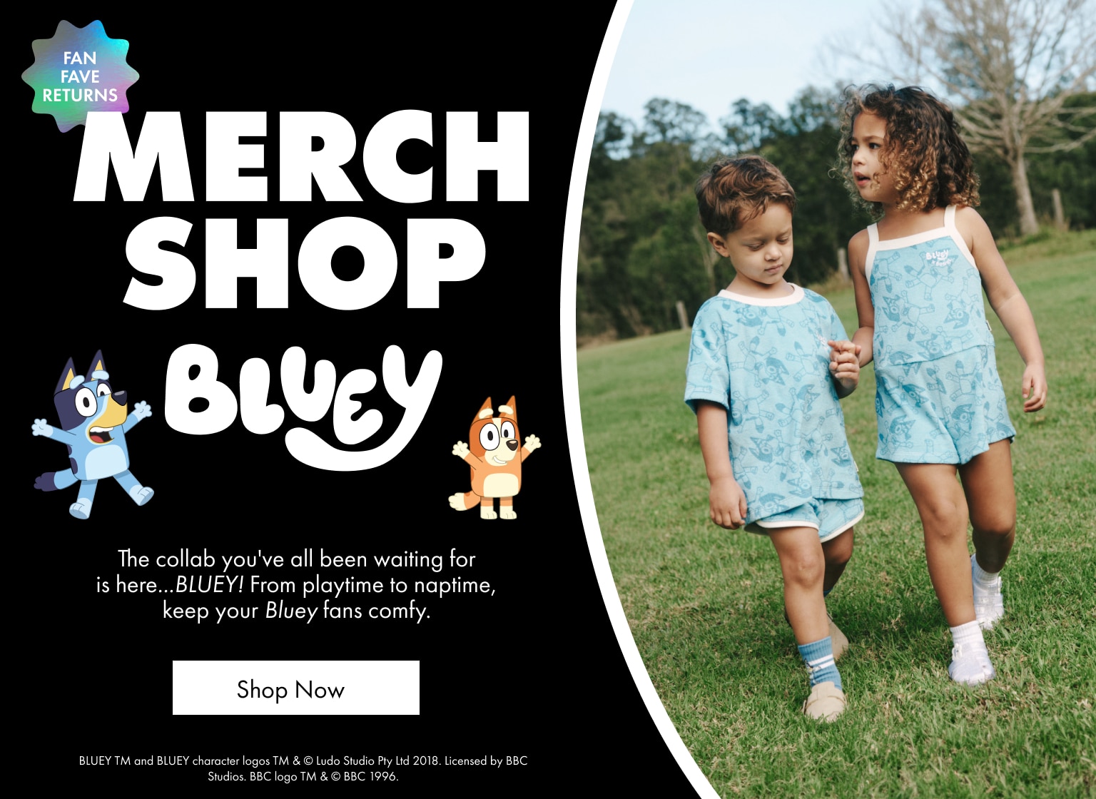 Merch Shop. Bluey.