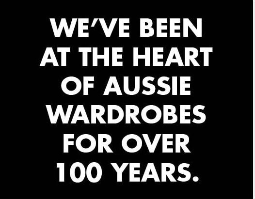 Heart of Aussie wardrobes.