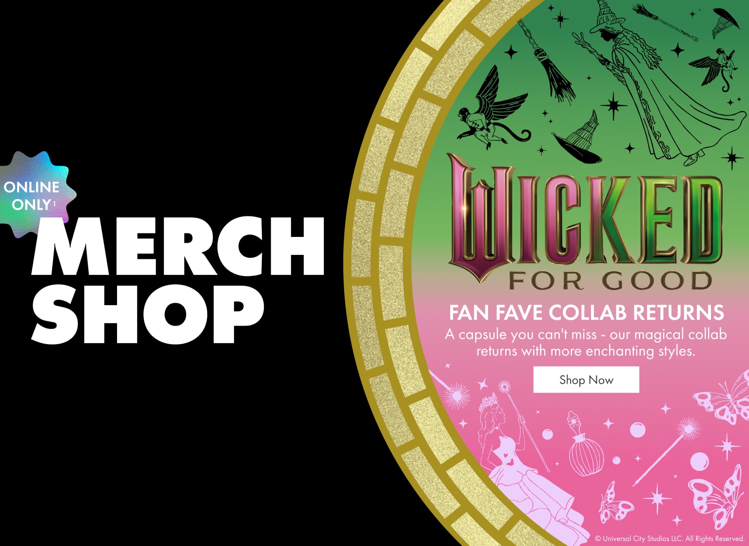 A capsule you can't miss - our magical collab returns with more enchanting styles. Shop Now.