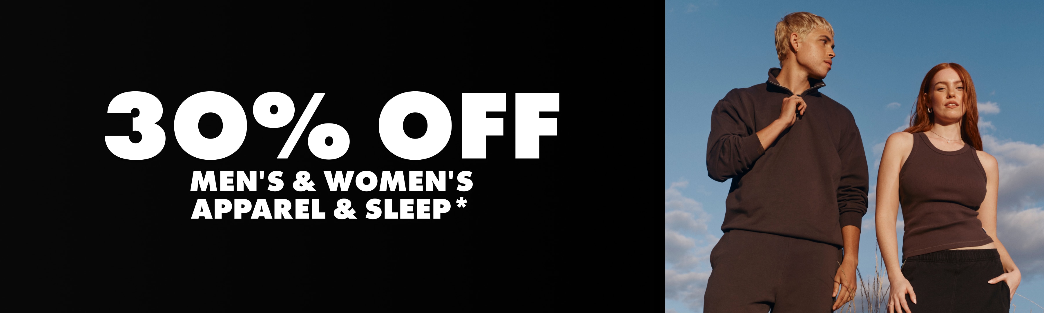 30% Off Womens Apparel & Sleep