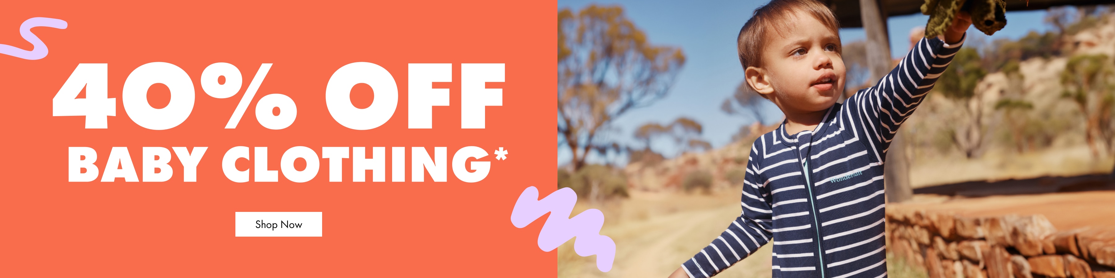 40% off Baby Clothing