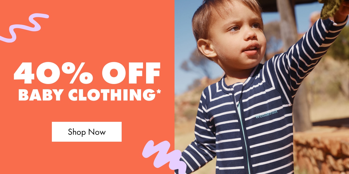 40% off Baby Clothing