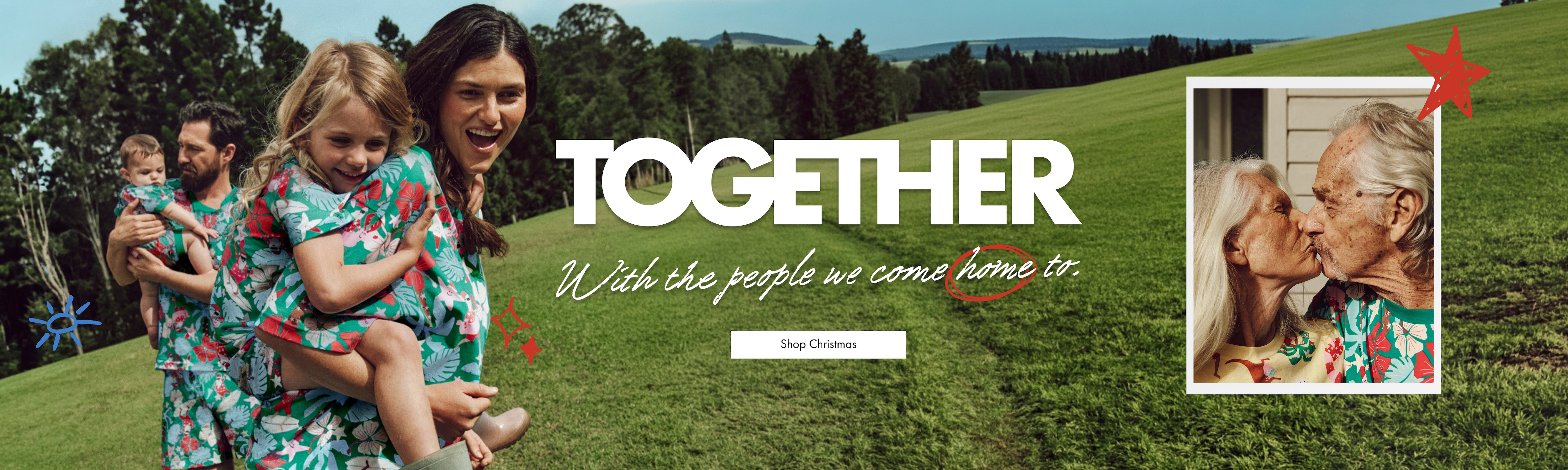 Together. With the people we come home to.