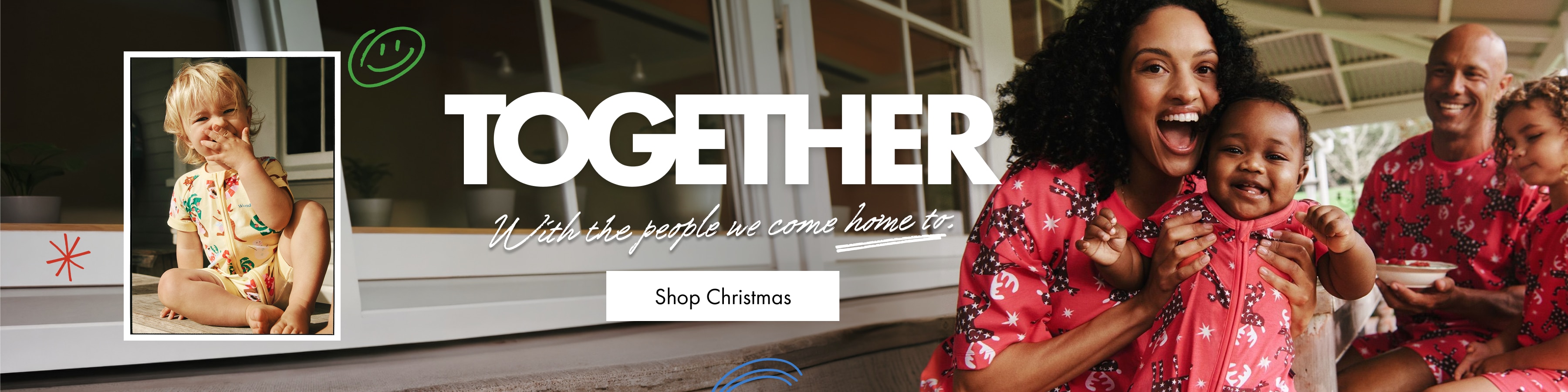 Together, with the people we come home to.