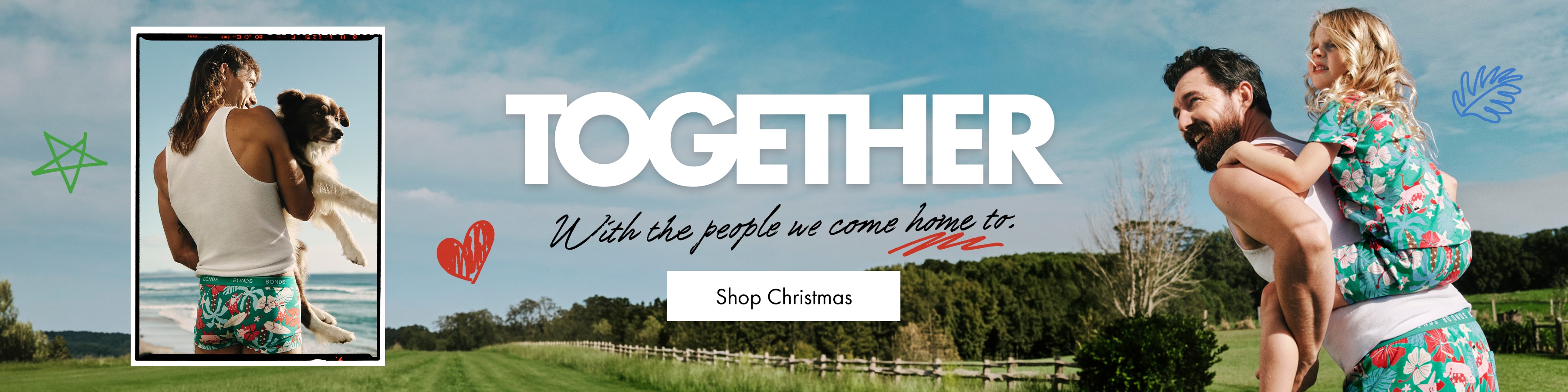 Together. With the people we come home to.