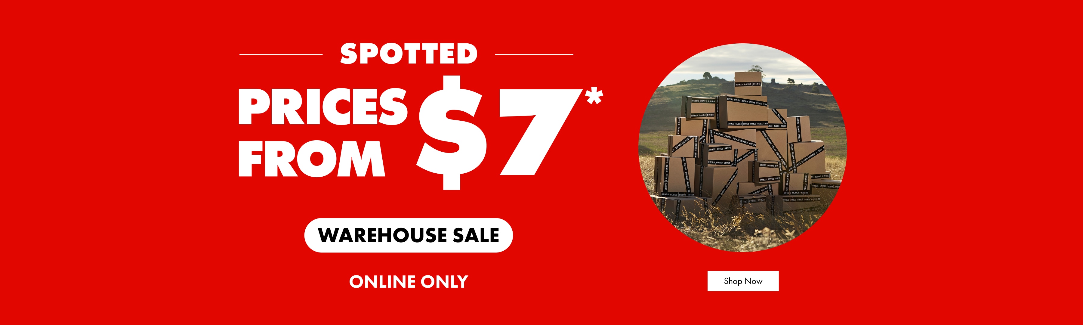 Spotted prices from $7