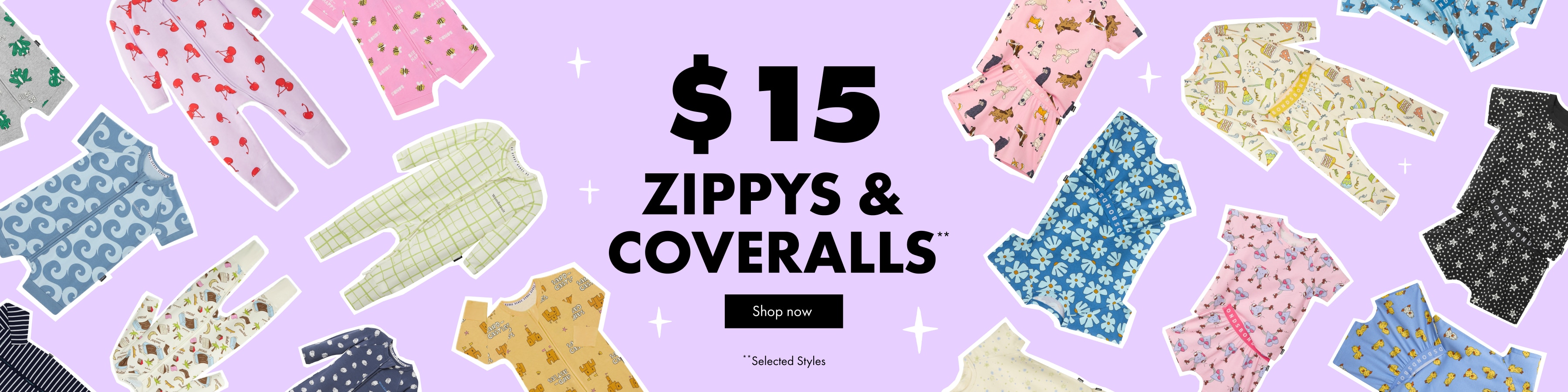 $15 Zippys & Coveralls