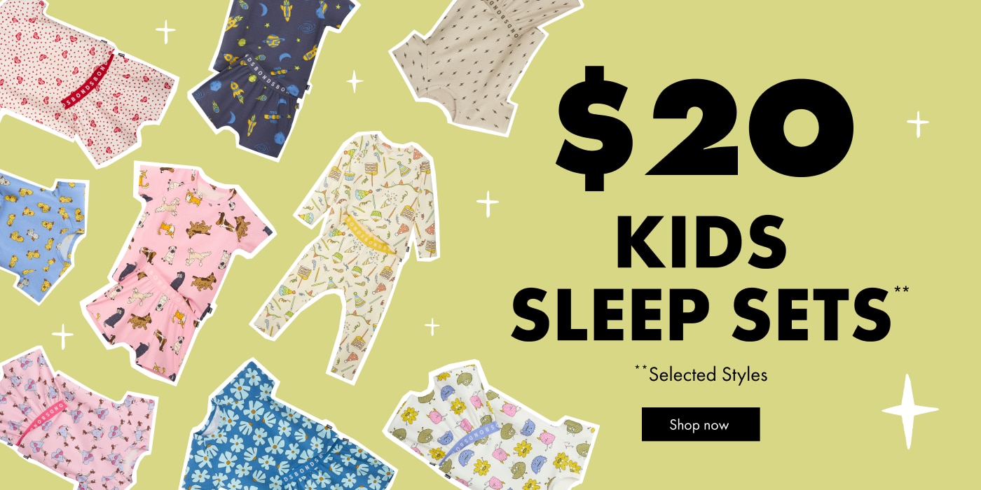 $20 KIDS SLEEP SETS