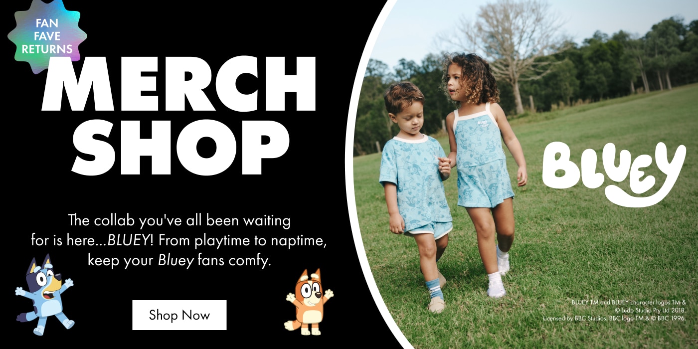 Merch Shop. Bleuy.