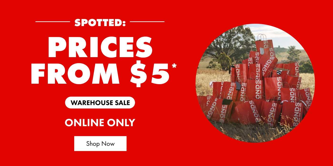 Spotted prices from $5. Warehouse Sale. Only Only. Shop Now.