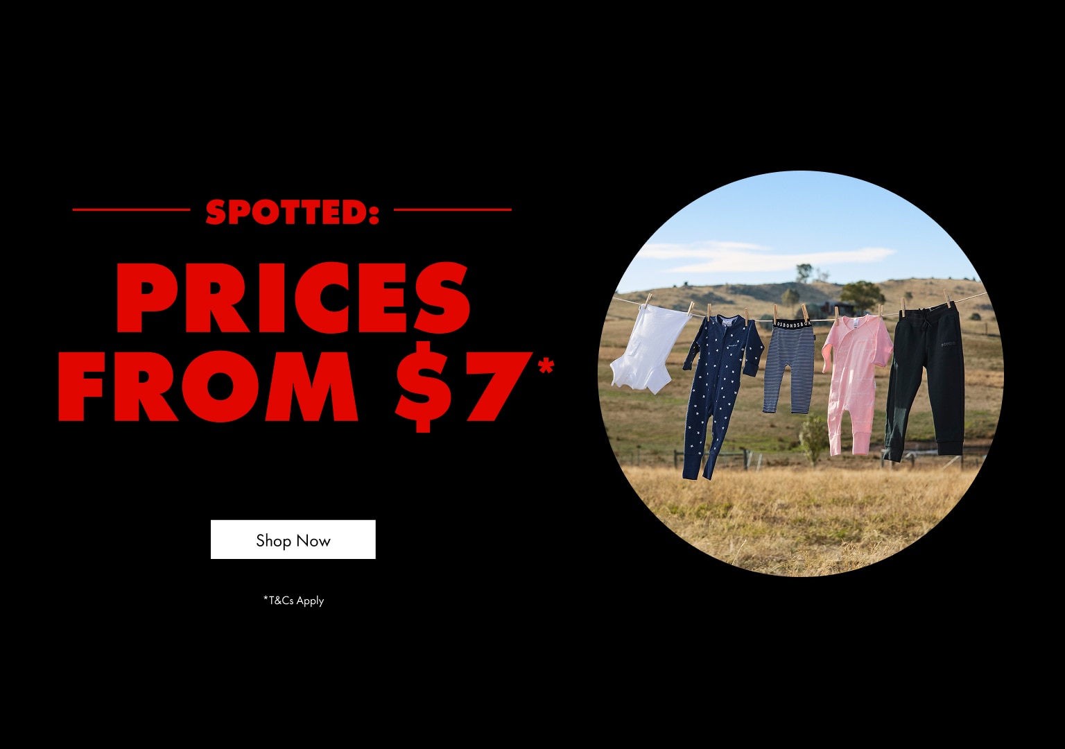 Spotted prices from $7