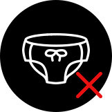 Underwear (bras can be returned)